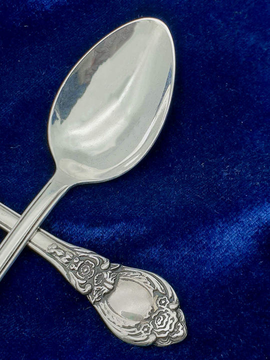 Savvas Design Löffelset Abendessen Edelstahl Silber 15cm 12Stück