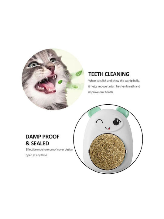 Παιχνίδι Γάτας Μπάλα Μπλε με Catnip 3τμχ