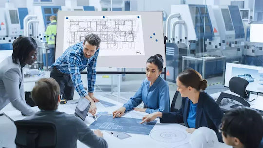Legamaster Magnetic Tablă marker Tablă de seminar Pe roți Unite Revolving 100x200cm