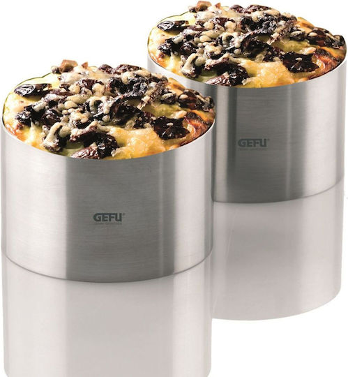 Stainless Steel Cake Rings Set 3 Pieces 10 x 8 Forma Gefu 12160