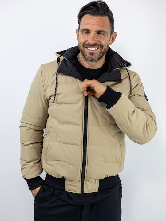 Jacket Beige/black