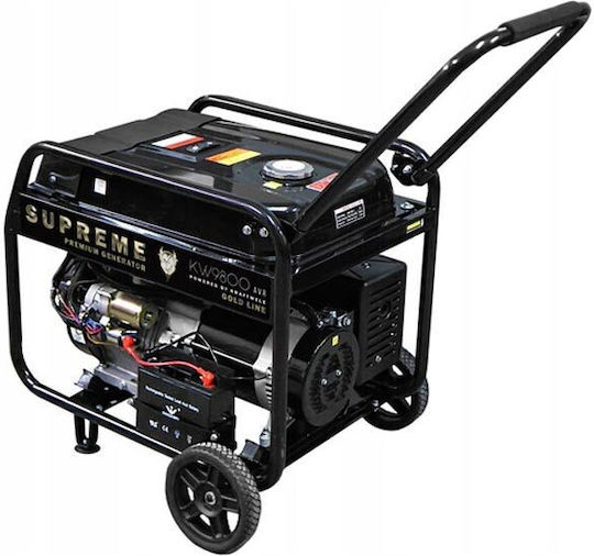 Kraftwele Supreme Trifazică Generator Benzină (în patru timpi) Patru timpi cu Autostart și Putere Maximă 9kVA
