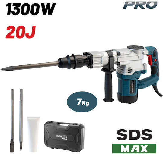 Bormann Pro BDH3100 Impact Demolitionist Electric 1300W with Chuck SDS Max