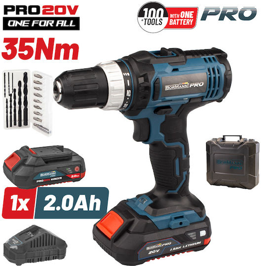 Bormann Pro BBP3000 Drill Driver Battery 20V 1x1.5Ah