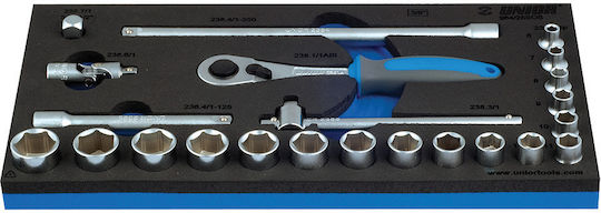 Unior Καστάνια με Καρυδάκια 3\8" & 1\2"