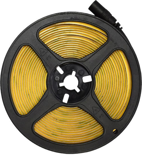 Eko Light Ταινία LED 24V Φυσικό Λευκό Φως 5m Τύπου COB με Τροφοδοτικό