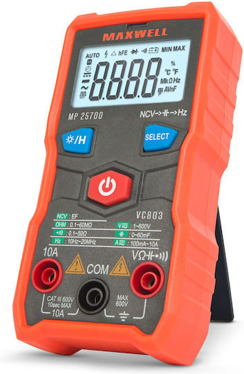Automatisches Multimeter Berührungslose Spannungsprüfung Großes Display Batterie