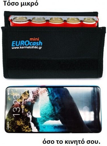 Metal Waiter's Wallet with 5 Slots Eurocash Mini 5BL