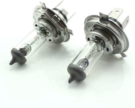 Set 1 Set 2 Lămpi Auto Halogen H4 55W +50% Intensitate Durată Lungă Carguard