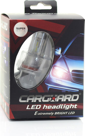 Set 1 9006 Hb4 Led 12-24v 4000 Lm Alb Super Carguard