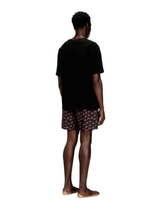 Diesel Men's Summer Pajamas Set Black