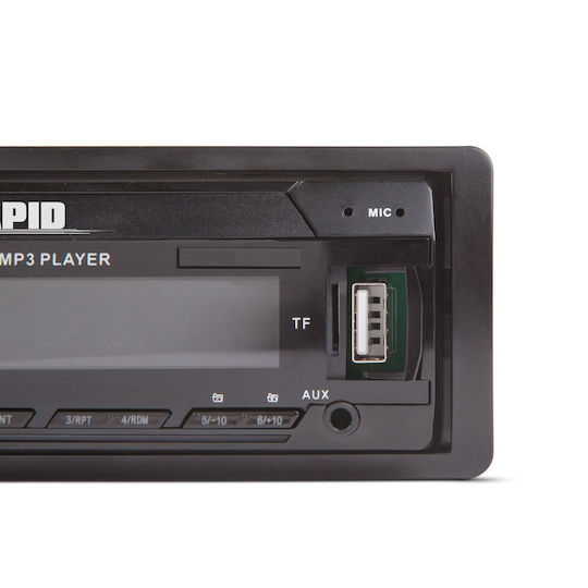 Car Player Rapid 1 Din 4 X 50 W Bt Mp3 Aux Sd Usb