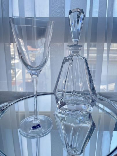 Crystal Set 3 Pieces Inox Mirror Tray