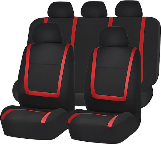 Set 1 Universelle Autositzbezüge Rote CarGuard