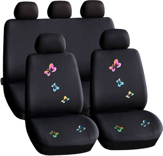Set 1 Huse Scaune Auto Universale Fluturi Carguard