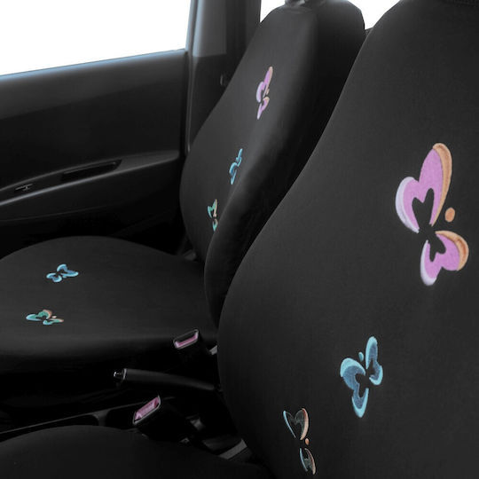 Set 1 Huse Scaune Auto Universale Fluturi Carguard