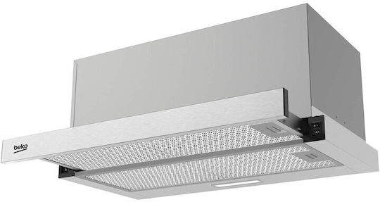 Beko Συρόμενος Απορροφητήρας 60cm Γκρι