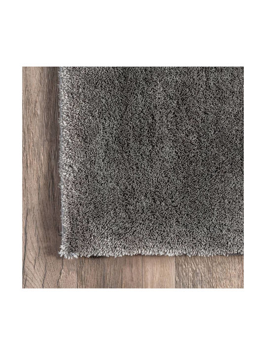 Saray Home Deluxe Anti-slip Rug Rectangular Furry Dark Gray