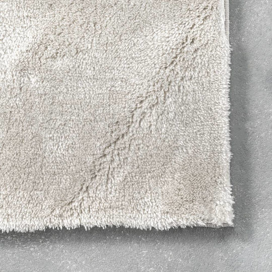Saray Home Deluxe Αντιολισθητικό Χαλί Ορθογώνιο Γούνινο Ιβουάρ 130x200cm