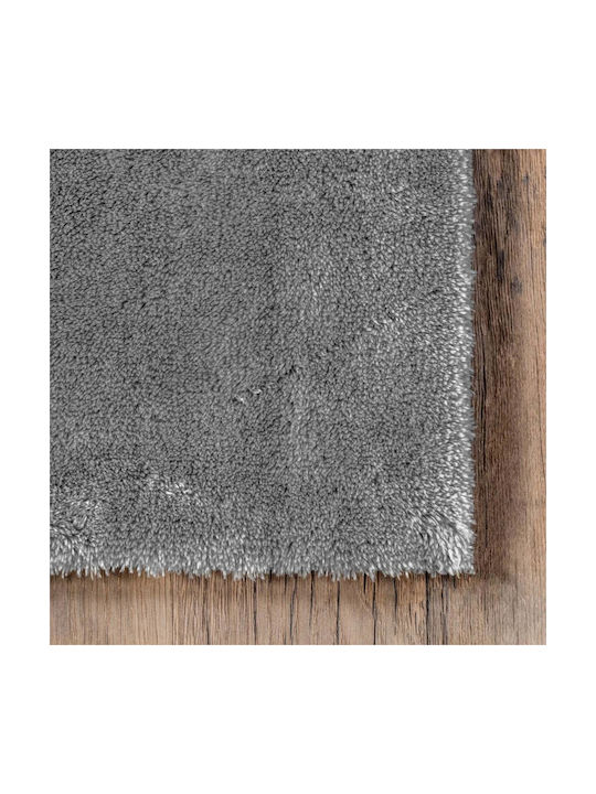 Saray Home Deluxe Anti-slip Rug Rectangular Furry Gray