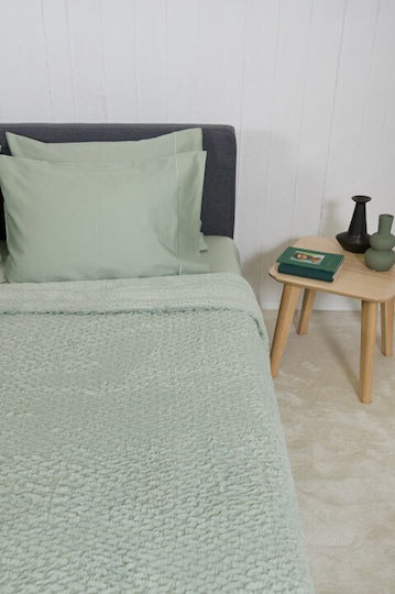 Viokarpet Paturi & Cuverturi Pat Single Dusty Mint 170x240cm Viokarpet Paturi & Cuverturi Pat Single Dusty Mint 170x240cm