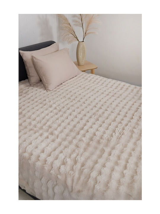 Viokarpet Coverlet Single Natural 170x240cm
