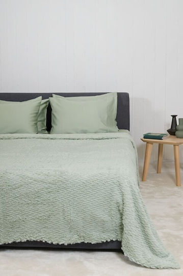 Viokarpet Cuvertură Single Dusty Mint 170x240cm