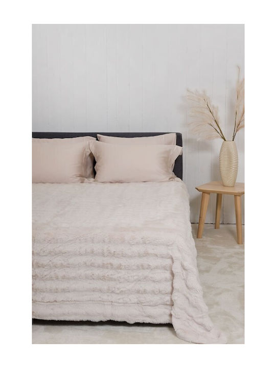 Viokarpet Coverlet Single Natural 170x240cm