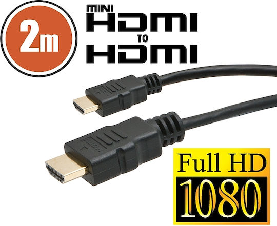Mini Hdmi Cable 2 Gold-plated Connectors