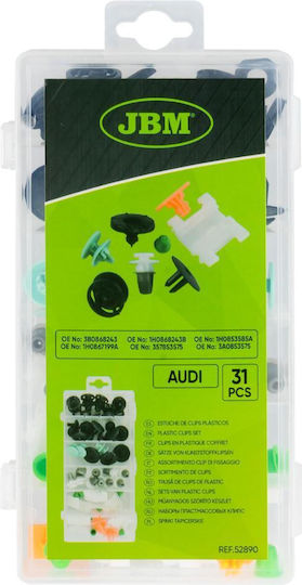 JBM Car Plastic Clips 31pcs