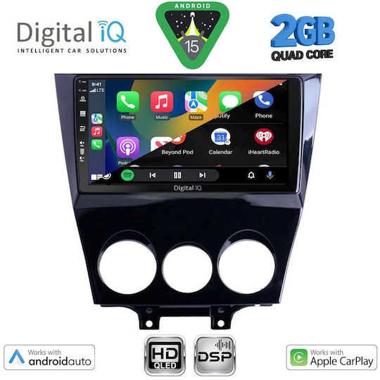Digital IQ Ηχοσύστημα Αυτοκινήτου για Mazda RX-8 2008-2012 (Bluetooth/USB/WiFi/GPS/Apple-Carplay/Android-Auto) με Οθόνη Αφής 9"