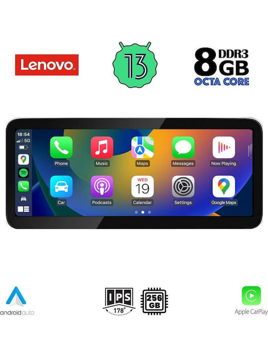 Lenovo Auto-Audiosystem für Mercedes-Benz C Klasse 2012-2014 (Bluetooth/USB/WiFi/GPS/Apple-Carplay/Android-Auto) mit Touchscreen 10.33"