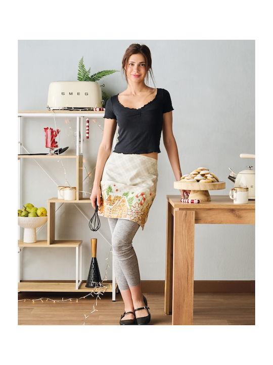 Kentia Snow Kitchen Apron