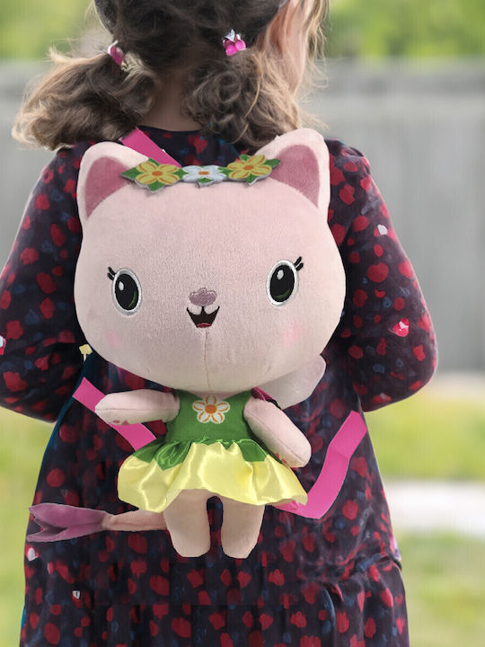 CyP Brands Gabbys Dolls House Plush Σχολική Τσάντα Πλάτης Γυμνασίου - Λυκείου Πολύχρωμη