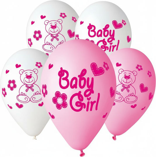 12" Baby Mädchen Bär Ballon 25 Stück