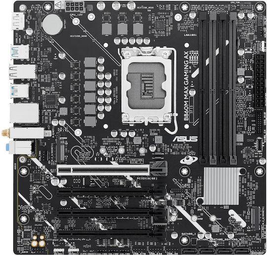 Asus B860M Max Gaming AX Wi-Fi Mainboard Micro ATX mit Intel 1851 Sockel