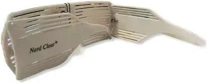Парти Очила Nerd Прозрачни 92054-5 Grid UV 400 Бели