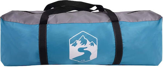 vidaXL Campingzelt Teepee Blau 600x415x247cm