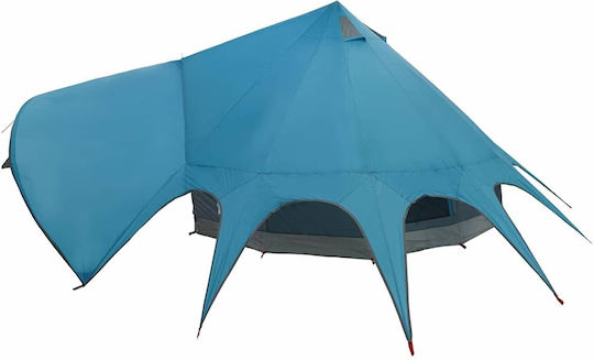 vidaXL Campingzelt Teepee Blau 600x415x247cm