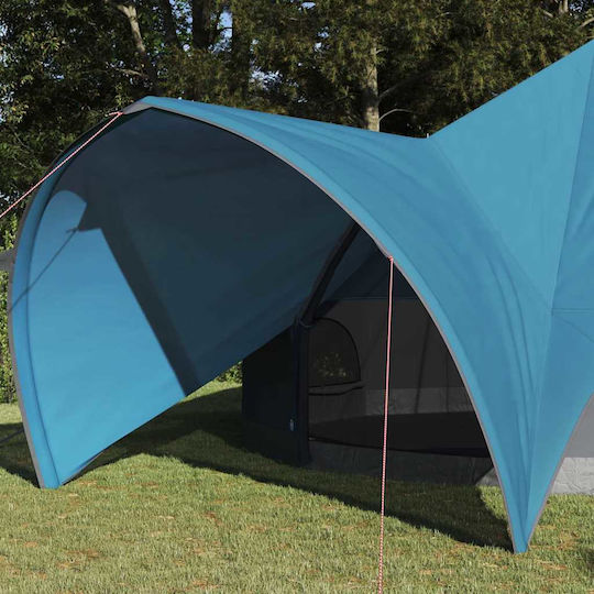 vidaXL Automatisches Campingzelt Teepee Blau 600x502x297cm