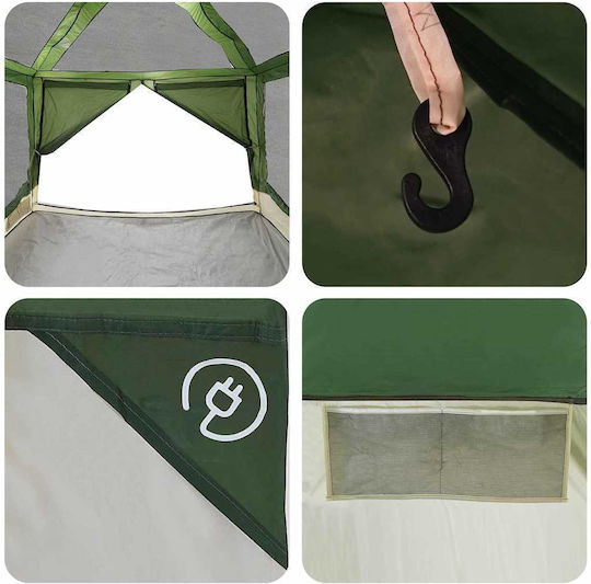 vidaXL Sommer Campingzelt Grüne 300x300x250cm