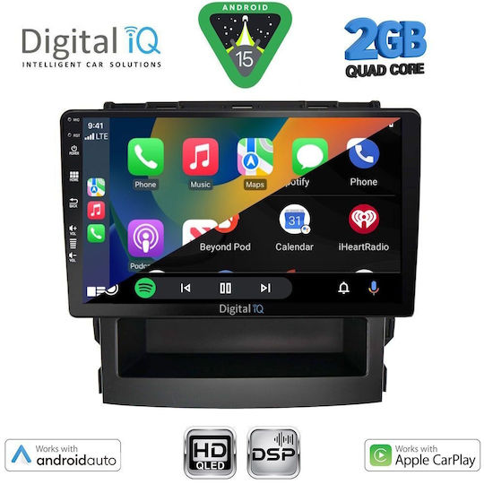 Digital IQ Car Audio System for Subaru Forester / Impreza 2019 (Bluetooth/USB/WiFi/GPS/Apple-Carplay/Android-Auto) with Touch Screen 9"