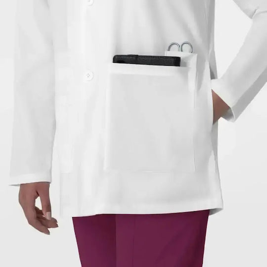 WonderWink Unisex Ιατρική Ρόμπα Λευκή