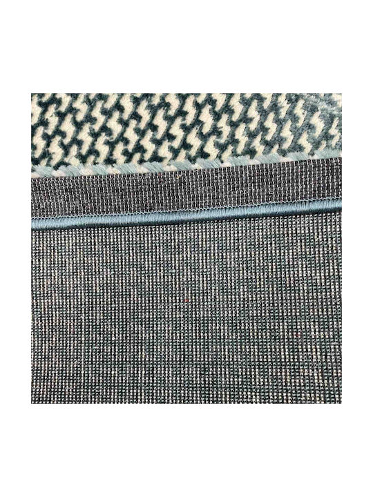 SpitiBazaar Сет Съвременни Спалня килими Grey Pattern SB-2044 3бр