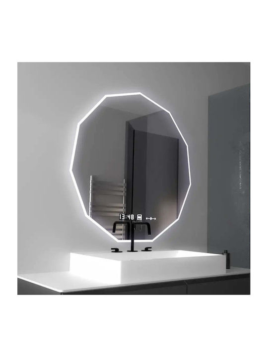 Alista Home Poligon Badezimmerspiegel LED 60x60cm