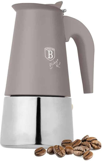Berlinger Haus Μπρίκι Espresso 6cups Inox Καφέ