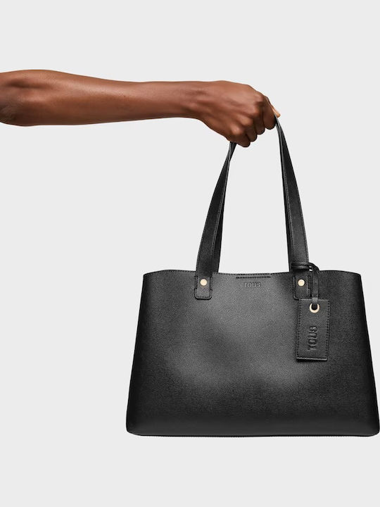 Women's Black Shopper Bag