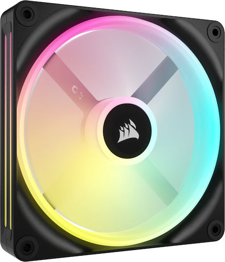Corsair ICUE LINK QX140 Ventilator Pentru Carcasă (2000rpm) Cu Iluminare RGB 2 Bucăți