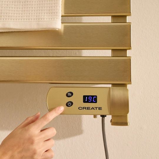 Create Șină electrică pentru prosoape 500W 96.9x55cm Gold