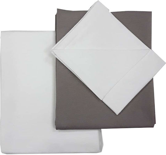 Beboulino Baby Bettlaken Braun 100x180cm